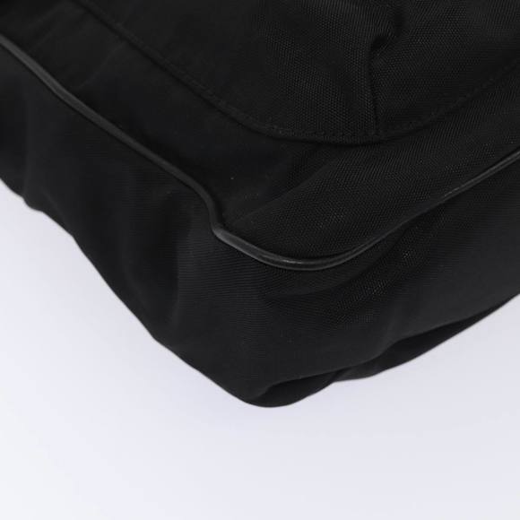 BURBERRY Nova Check Hand Bag Leather nylon 2way Black Auth bs16211 - Picture 16 of 16